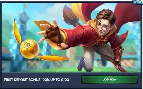 First Deposit Bonus 100% up to €100