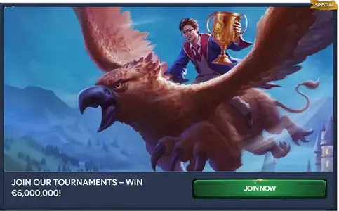 Join our Tournaments - Win €6,000,000